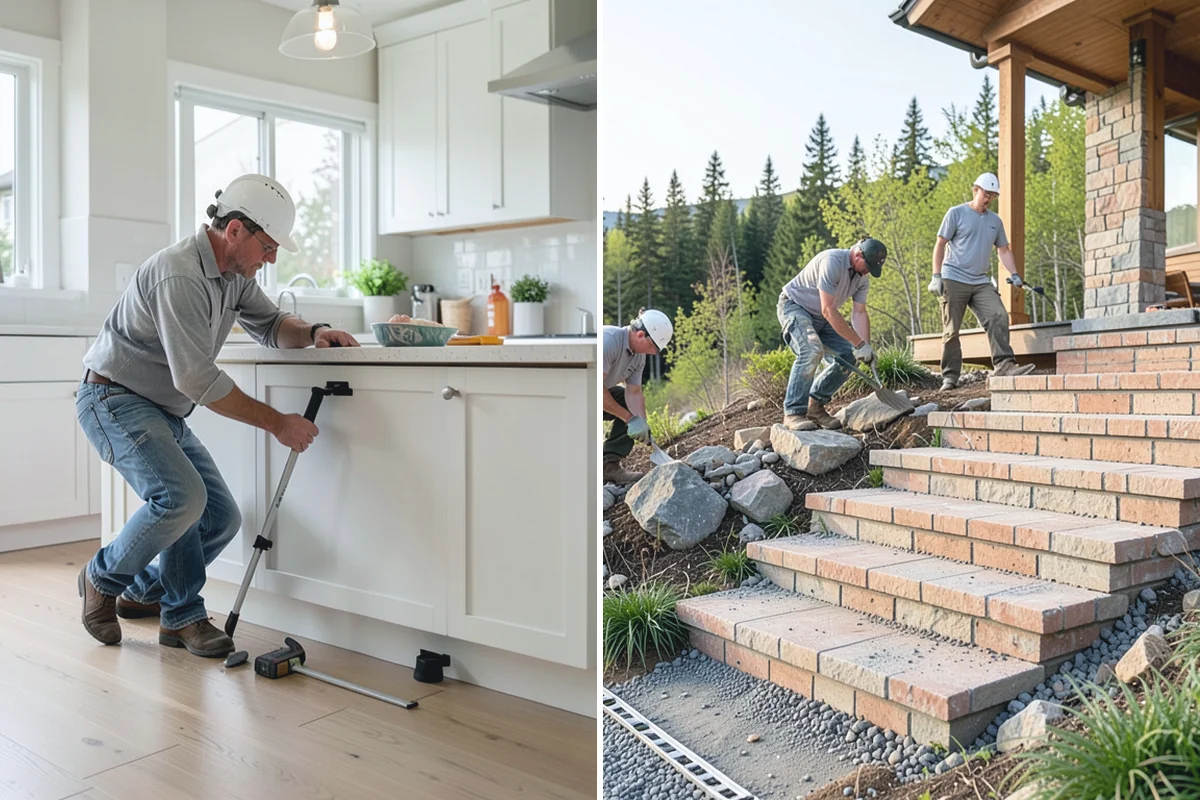 Folding Station Construction in Wilkeson, Pierce County, WA - Review your laundry workflow and available wall or counter space