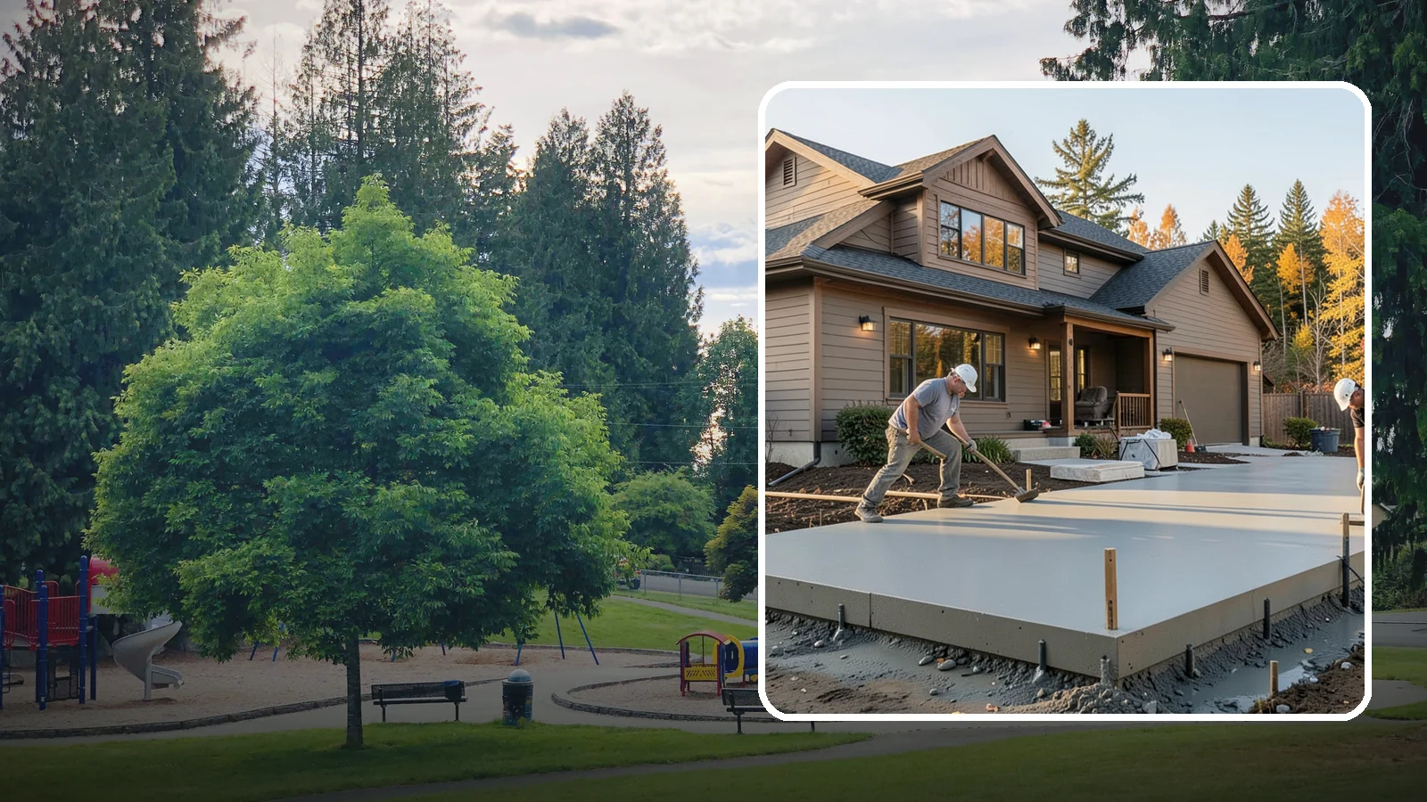 Footing Installation in Bonney Lake, Pierce County, WA - We form and pour reinforced footings that spread your home's loads safely across the bearing soil below.