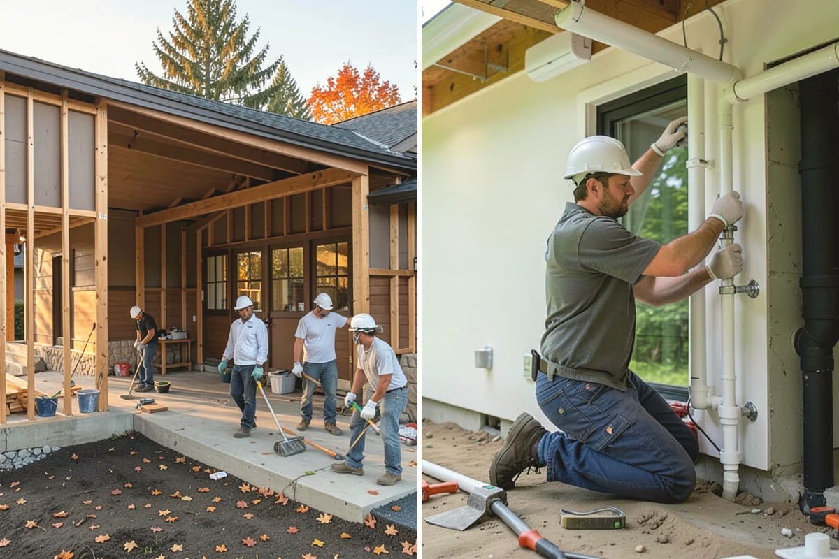 Footing Installation in Carnation, King County, WA - Excavate footing trenches or pads to plan dimensions