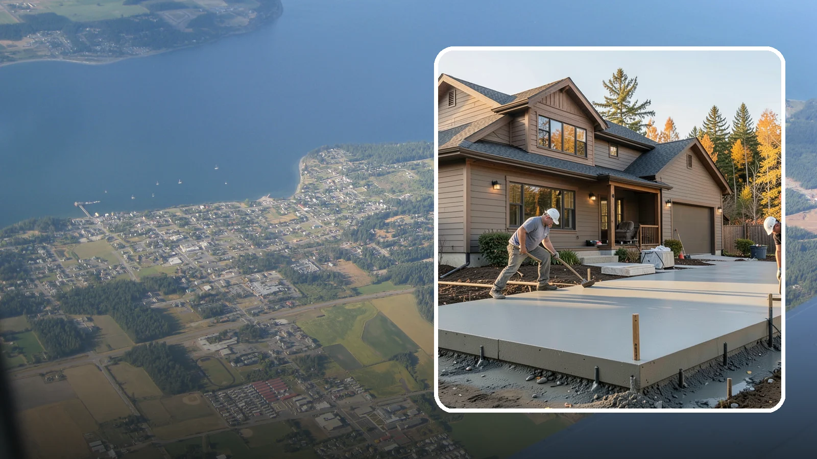 Footing Installation in Coupeville, Island County, WA - We form and pour reinforced footings that spread your home's loads safely across the bearing soil below.