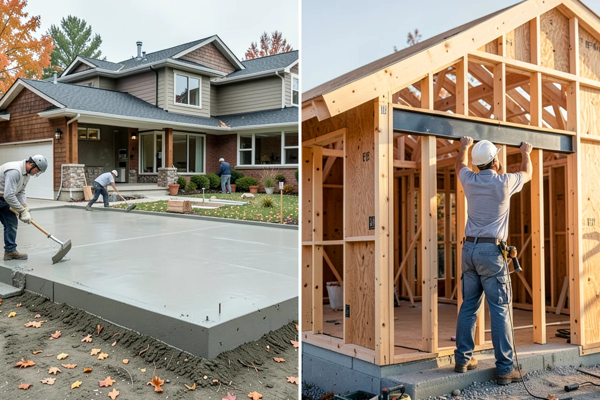 Footing Installation in Everett, Snohomish County, WA - Excavate footing trenches or pads to plan dimensions