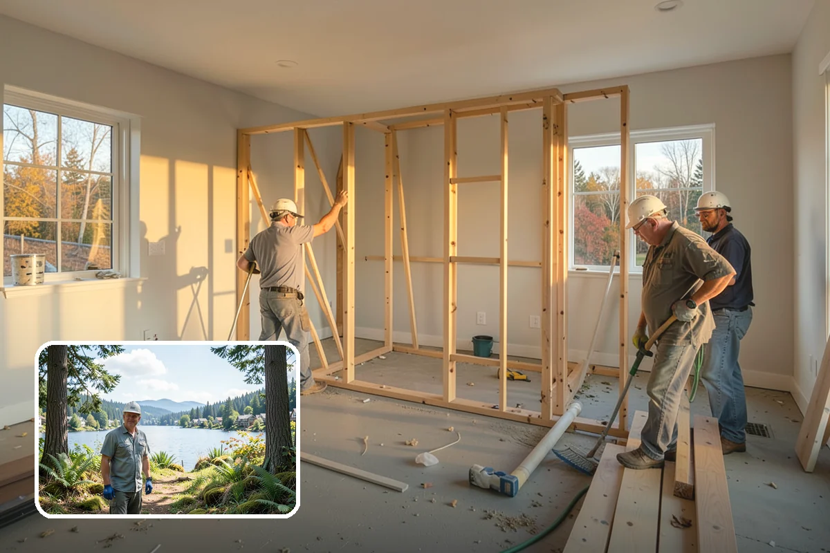 Footing Installation in Milton, King County, WA - Loads spread evenly to prevent settlement and cracking