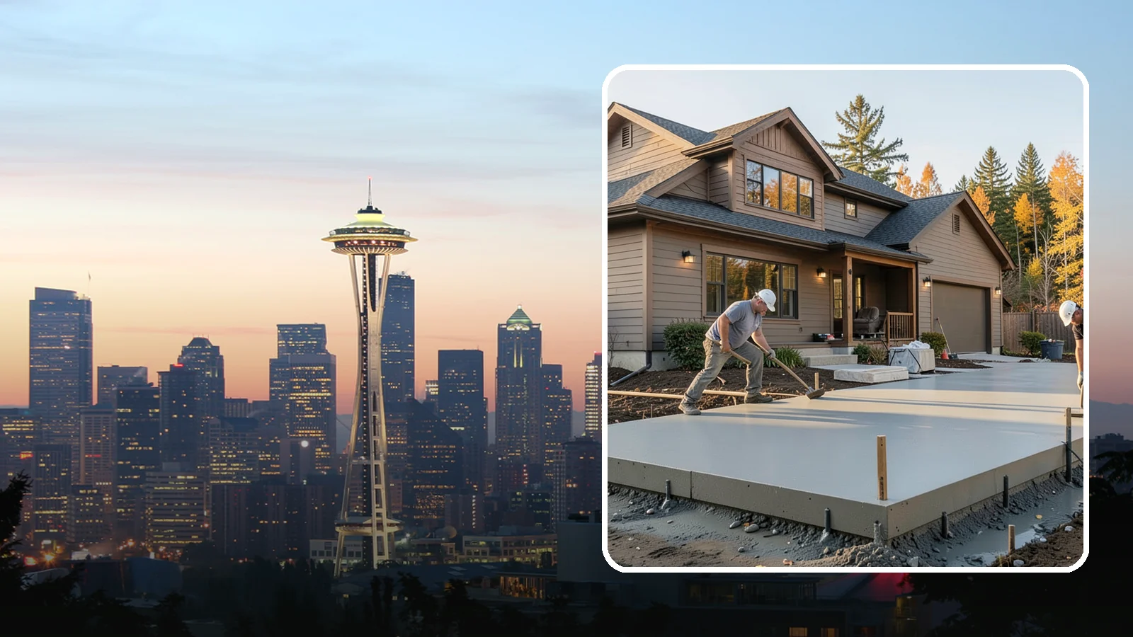 Footing Installation in Seattle, King County, WA - We form and pour reinforced footings that spread your home's loads safely across the bearing soil below.