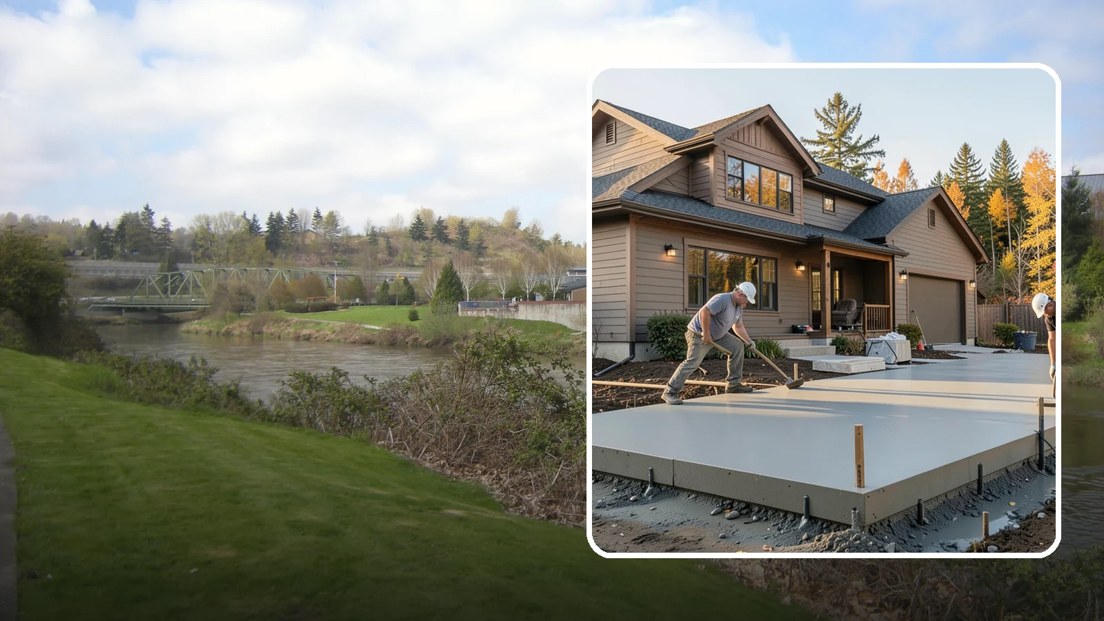 Footing Installation in Tukwila, King County, WA - We form and pour reinforced footings that spread your home's loads safely across the bearing soil below.