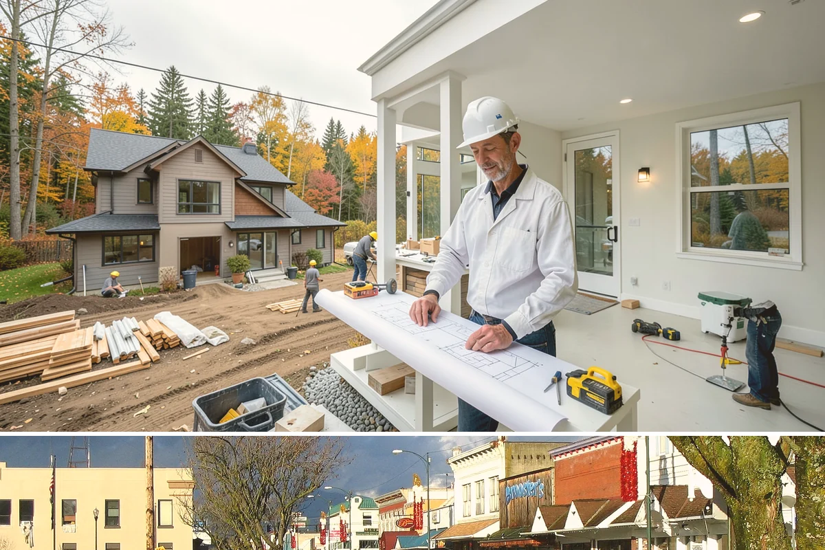 Foundation Construction in Arlington, Snohomish County, WA - We schedule pours around drier weather when possible and protect fresh concrete from heavy Puget Sound rain so it cures properly.
