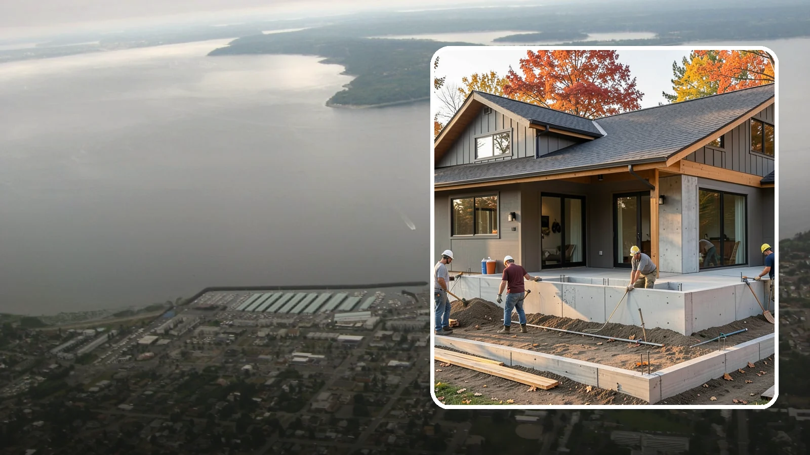Foundation Construction in Des Moines, King County, WA - We build engineered concrete foundations that anchor your Western Washington home against moisture, settlement, and seismic...