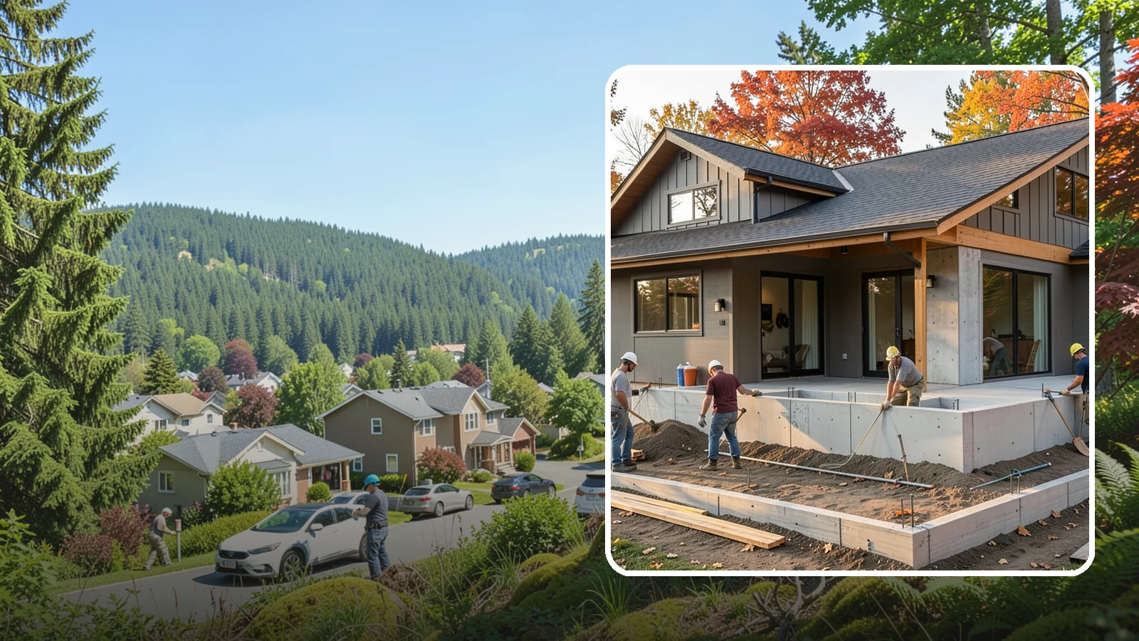 Foundation Construction in Index, Snohomish County, WA - We build engineered concrete foundations that anchor your Western Washington home against moisture, settlement, and seismic...