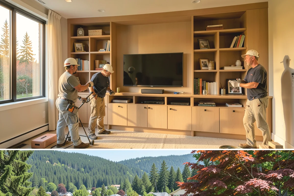 Foundation Construction in Index, Snohomish County, WA - We schedule pours around drier weather when possible and protect fresh concrete from heavy Puget Sound rain so it cures properly.
