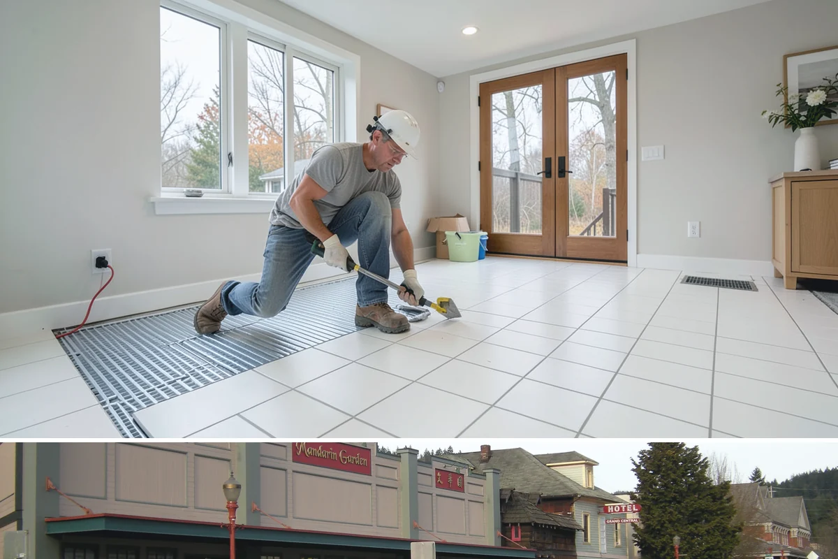 Foundation Construction in Issaquah, King County, WA - We schedule pours around drier weather when possible and protect fresh concrete from heavy Puget Sound rain so it cures properly.