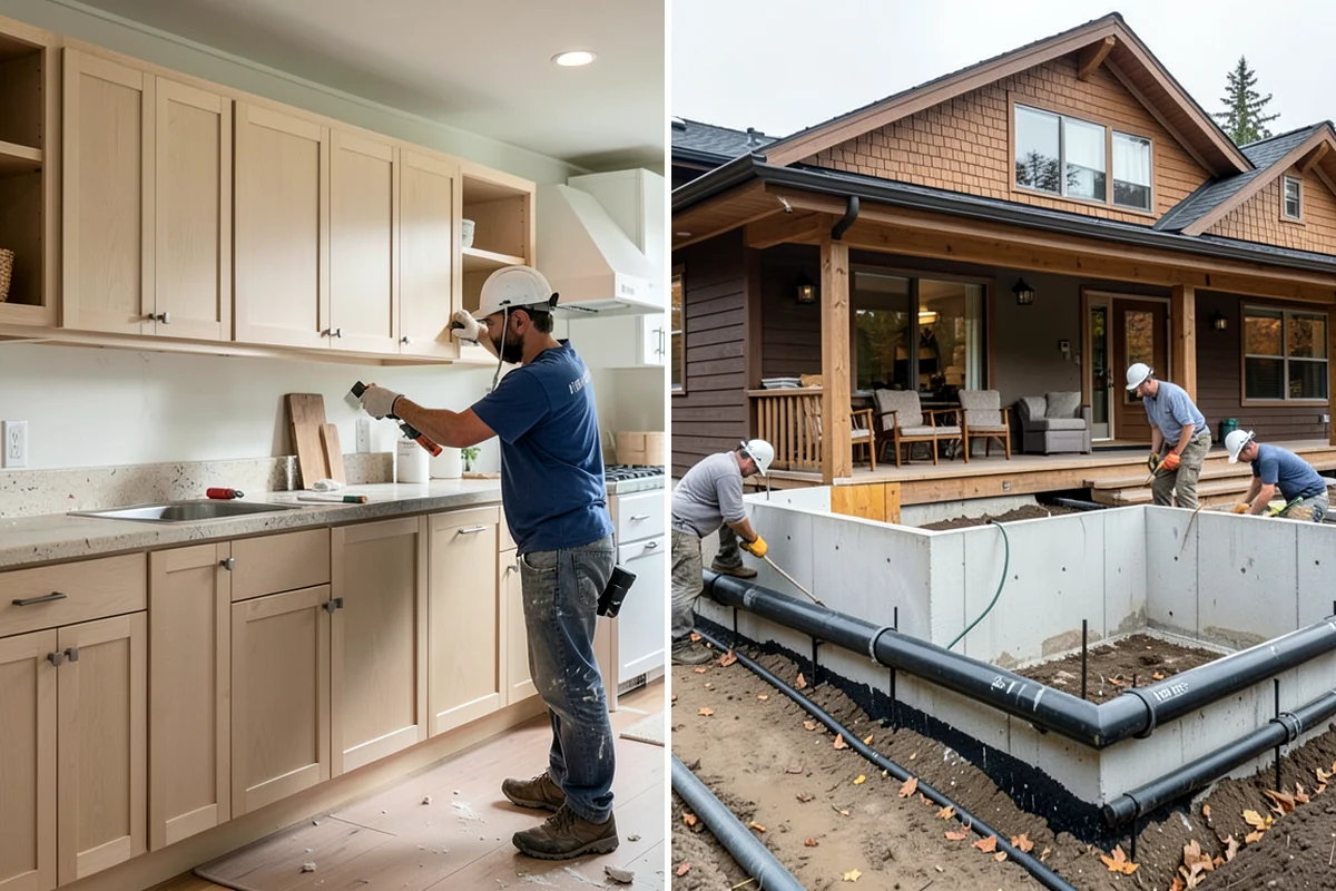 Foundation Construction in Lake Forest Park, King County, WA - Excavate to bearing soil and confirm conditions with the engineer
