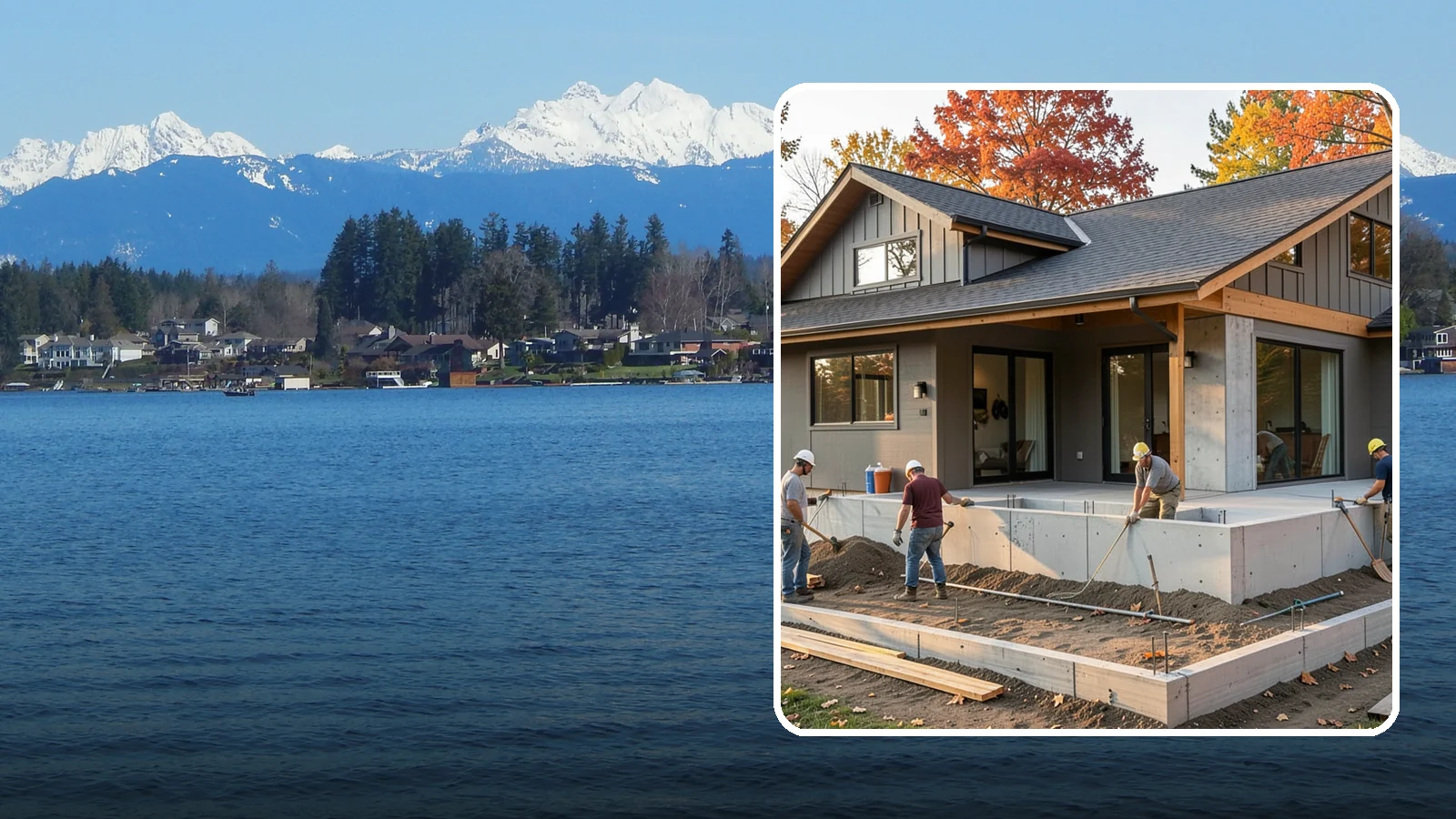 Foundation Construction in Lake Stevens, Snohomish County, WA - We build engineered concrete foundations that anchor your Western Washington home against moisture, settlement, and seismic...