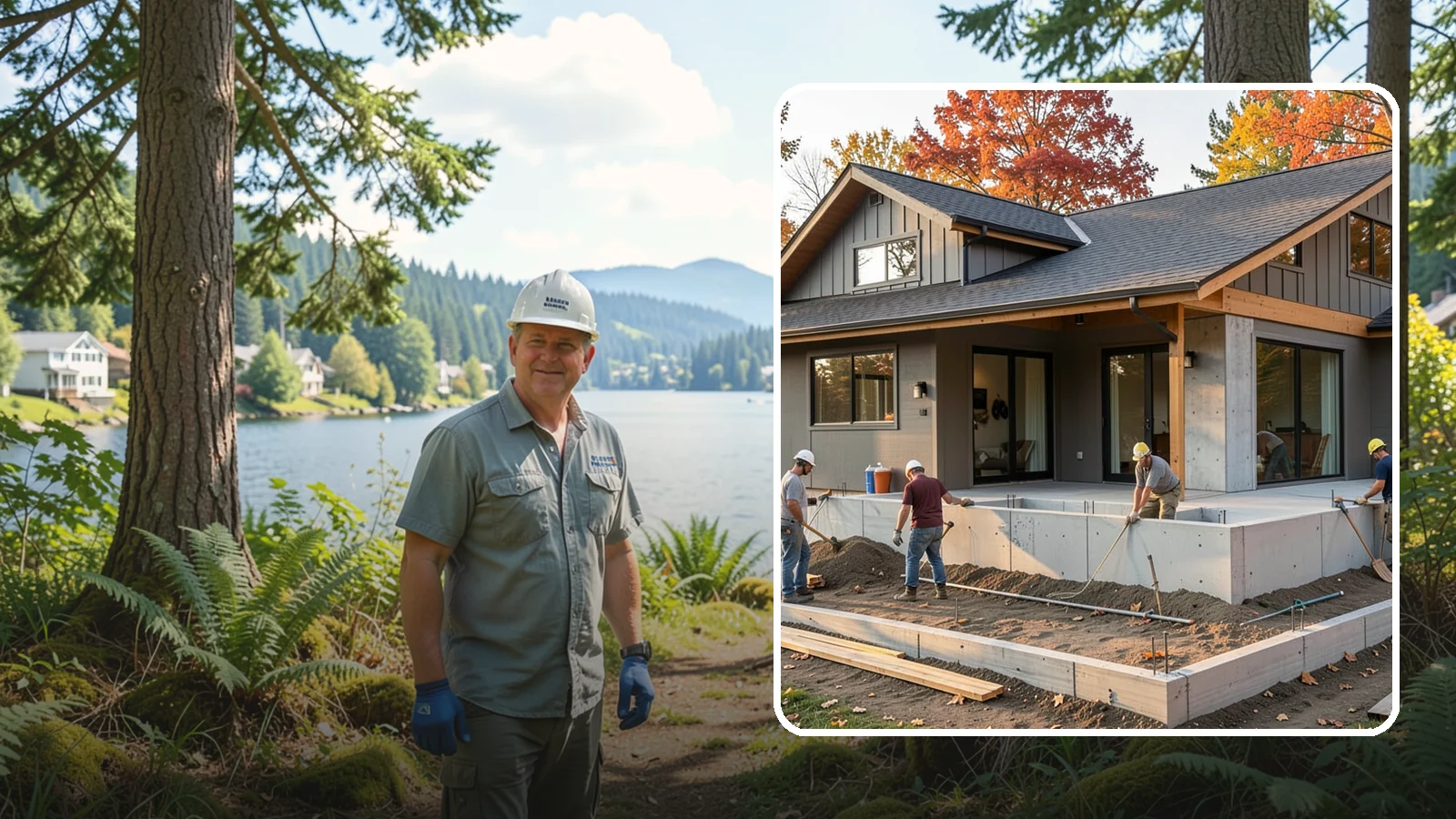 Foundation Construction in Milton, King County, WA - We build engineered concrete foundations that anchor your Western Washington home against moisture, settlement, and seismic...