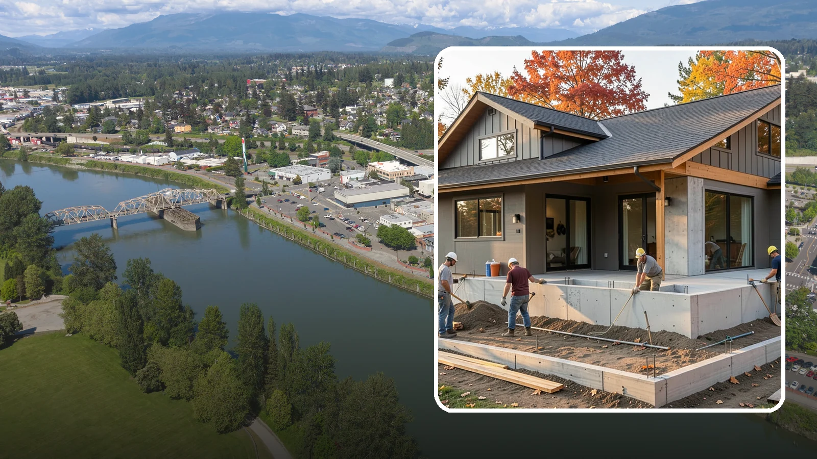 Foundation Construction in Mount Vernon, Skagit County, WA - We build engineered concrete foundations that anchor your Western Washington home against moisture, settlement, and seismic...