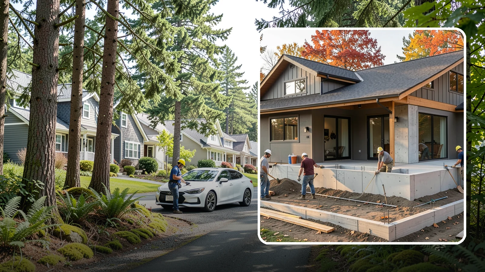 Foundation Construction in Normandy Park, King County, WA - We build engineered concrete foundations that anchor your Western Washington home against moisture, settlement, and seismic...