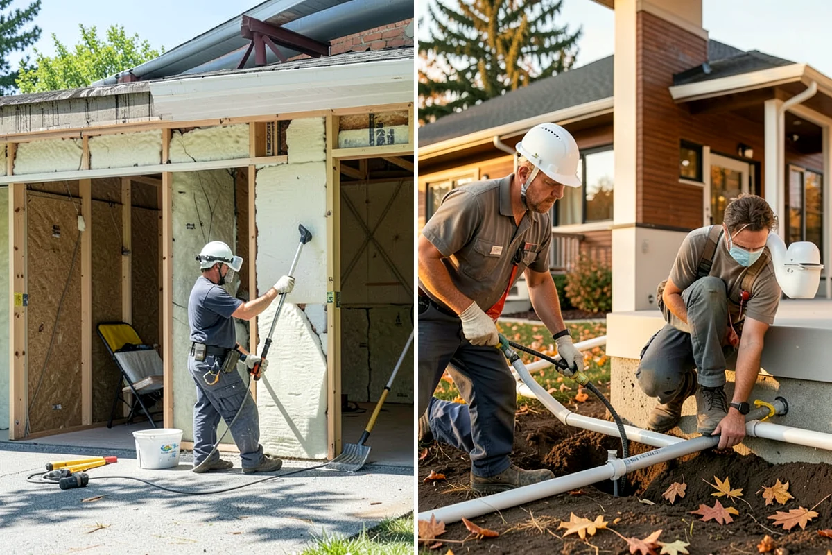 Foundation Construction in Pacific, King County, WA - Excavate to bearing soil and confirm conditions with the engineer