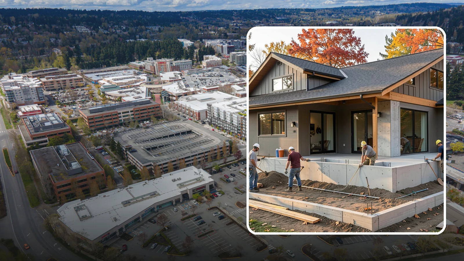 Foundation Construction in Redmond, King County, WA - We build engineered concrete foundations that anchor your Western Washington home against moisture, settlement, and seismic...