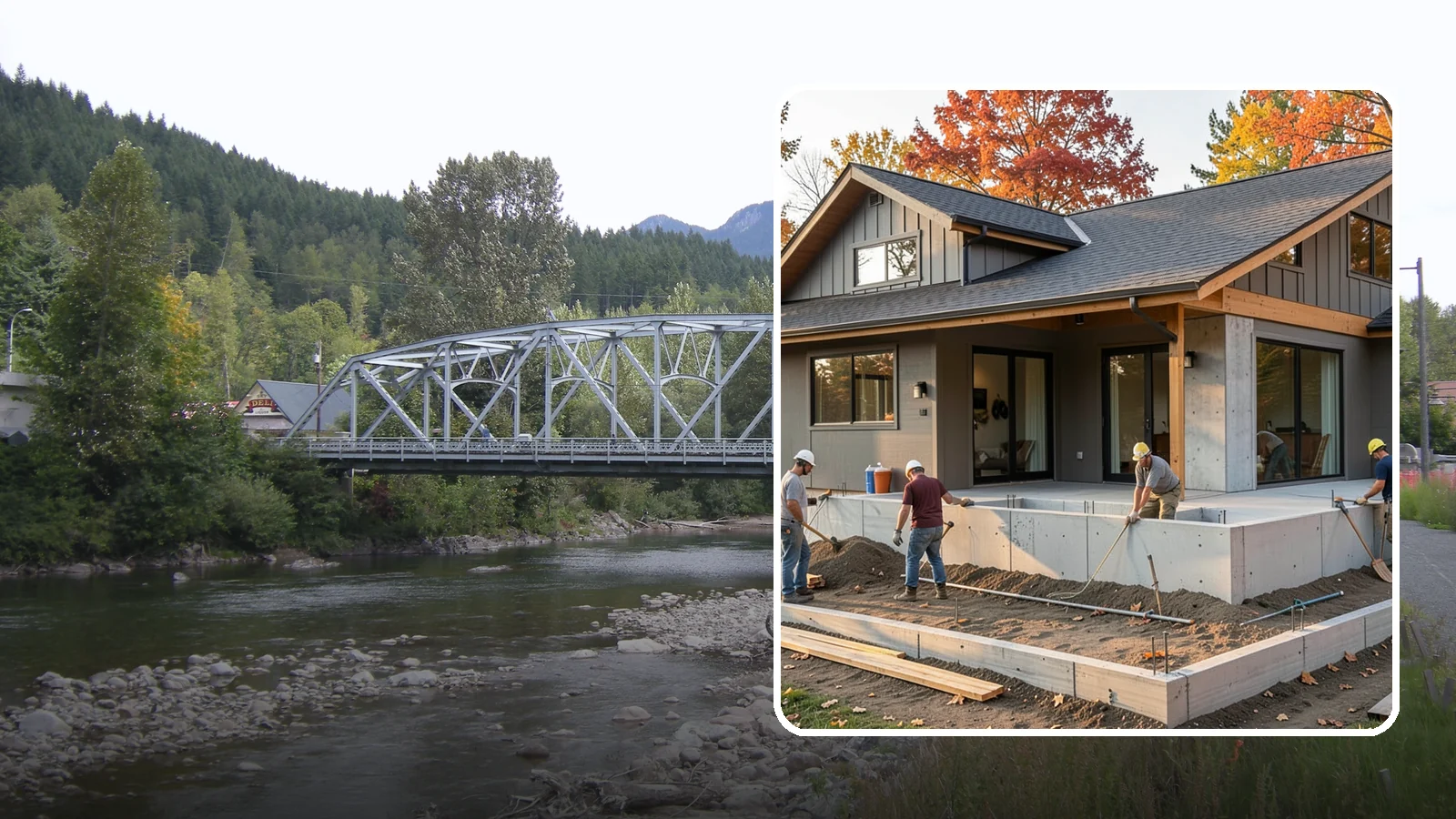 Foundation Construction in Skykomish, King County, WA - We build engineered concrete foundations that anchor your Western Washington home against moisture, settlement, and seismic...