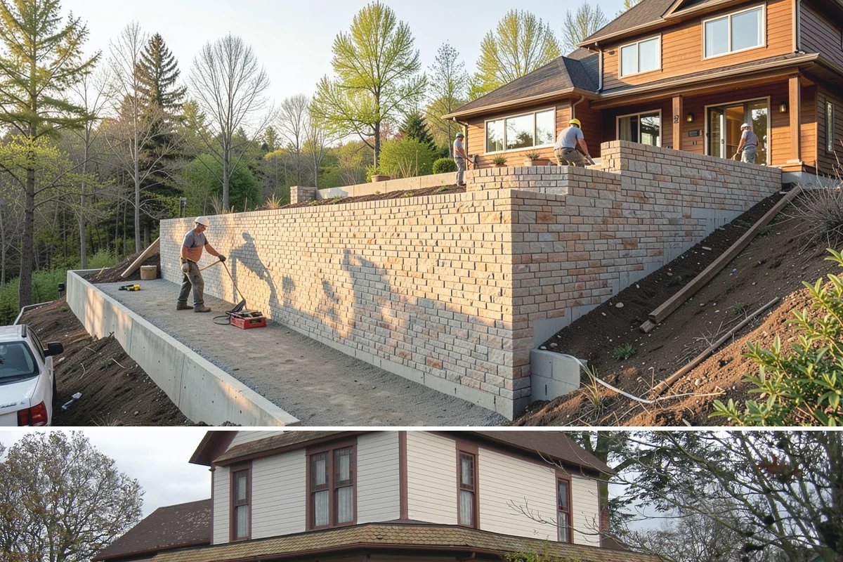 Foundation Construction in Sumner, Pierce County, WA - We schedule pours around drier weather when possible and protect fresh concrete from heavy Puget Sound rain so it cures properly.