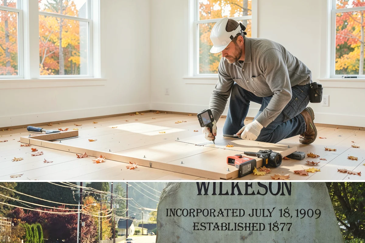 Foundation Construction in Wilkeson, Pierce County, WA - We schedule pours around drier weather when possible and protect fresh concrete from heavy Puget Sound rain so it cures properly.