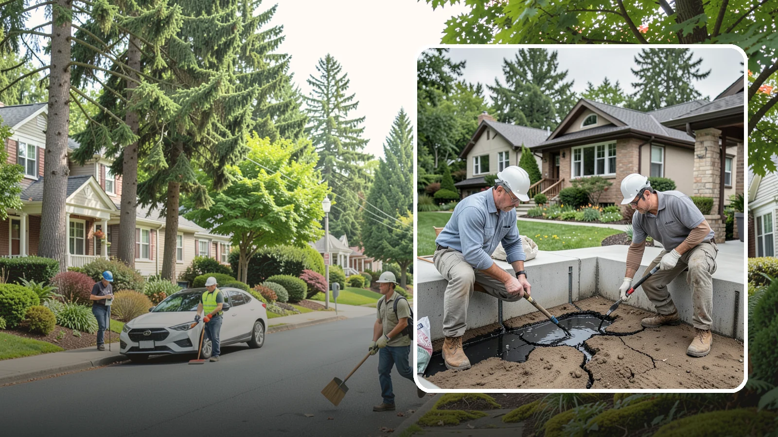 Foundation Crack Injection in Beaux Arts Village, King County, WA - We seal foundation cracks from the inside with epoxy or polyurethane injection to stop leaks and restore strength.