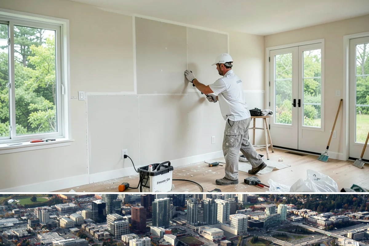 Foundation Crack Injection in Bellevue, King County, WA - Crack injection can be done year-round, and it is especially timely heading into the wet season when leaks tend to appear.