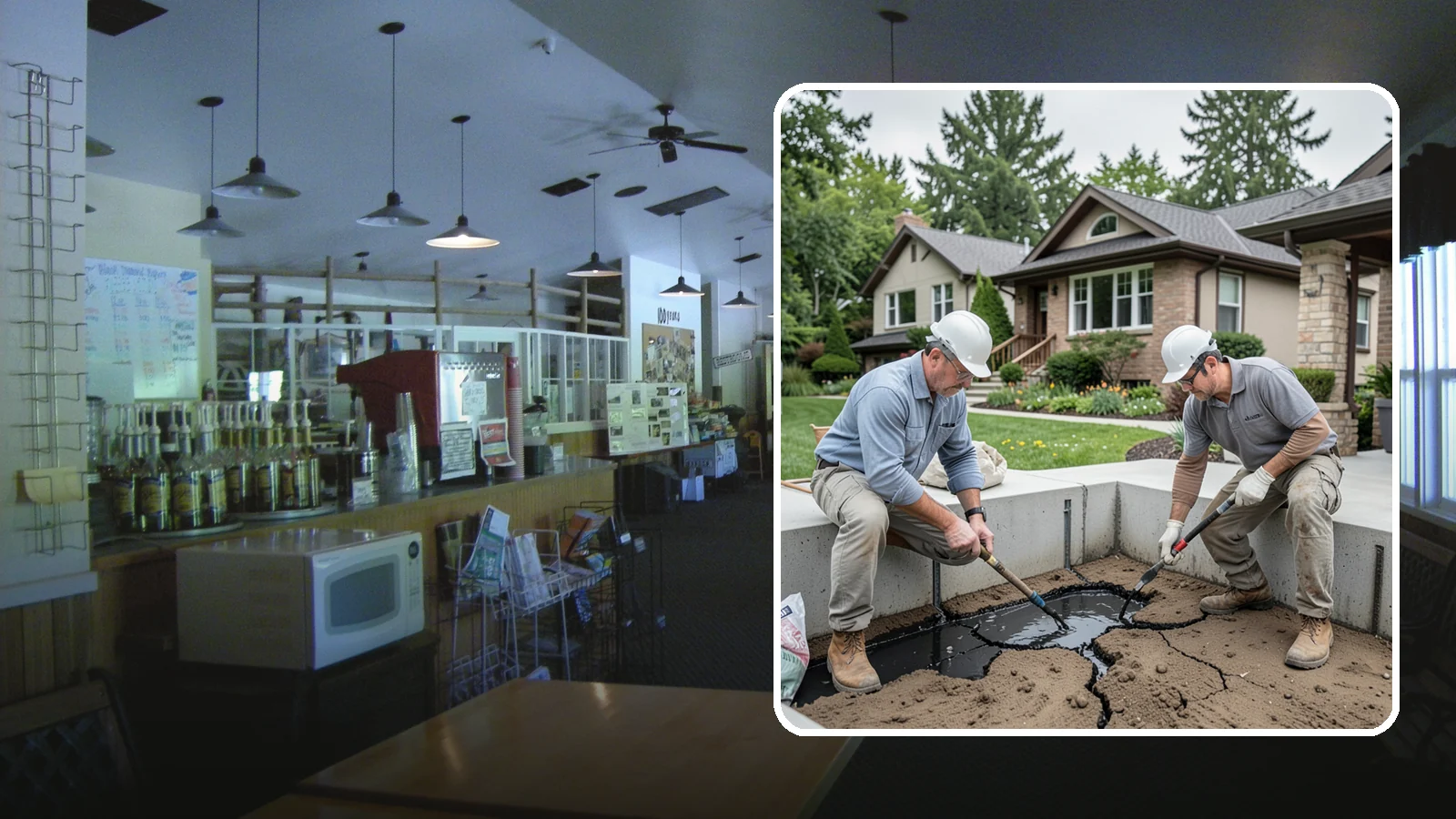 Foundation Crack Injection in Black Diamond, King County, WA - We seal foundation cracks from the inside with epoxy or polyurethane injection to stop leaks and restore strength.