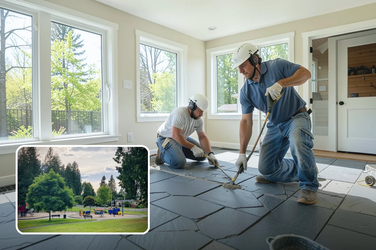 Foundation Crack Injection in Bonney Lake, Pierce County, WA - Cracks sealed to stop basement and crawlspace leaks