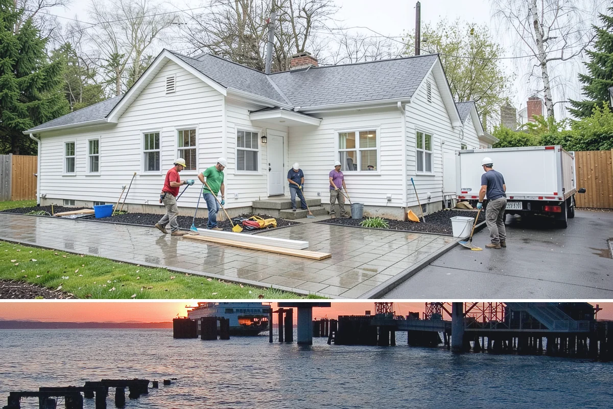 Foundation Crack Injection in Edmonds, Snohomish County, WA - Crack injection can be done year-round, and it is especially timely heading into the wet season when leaks tend to appear.