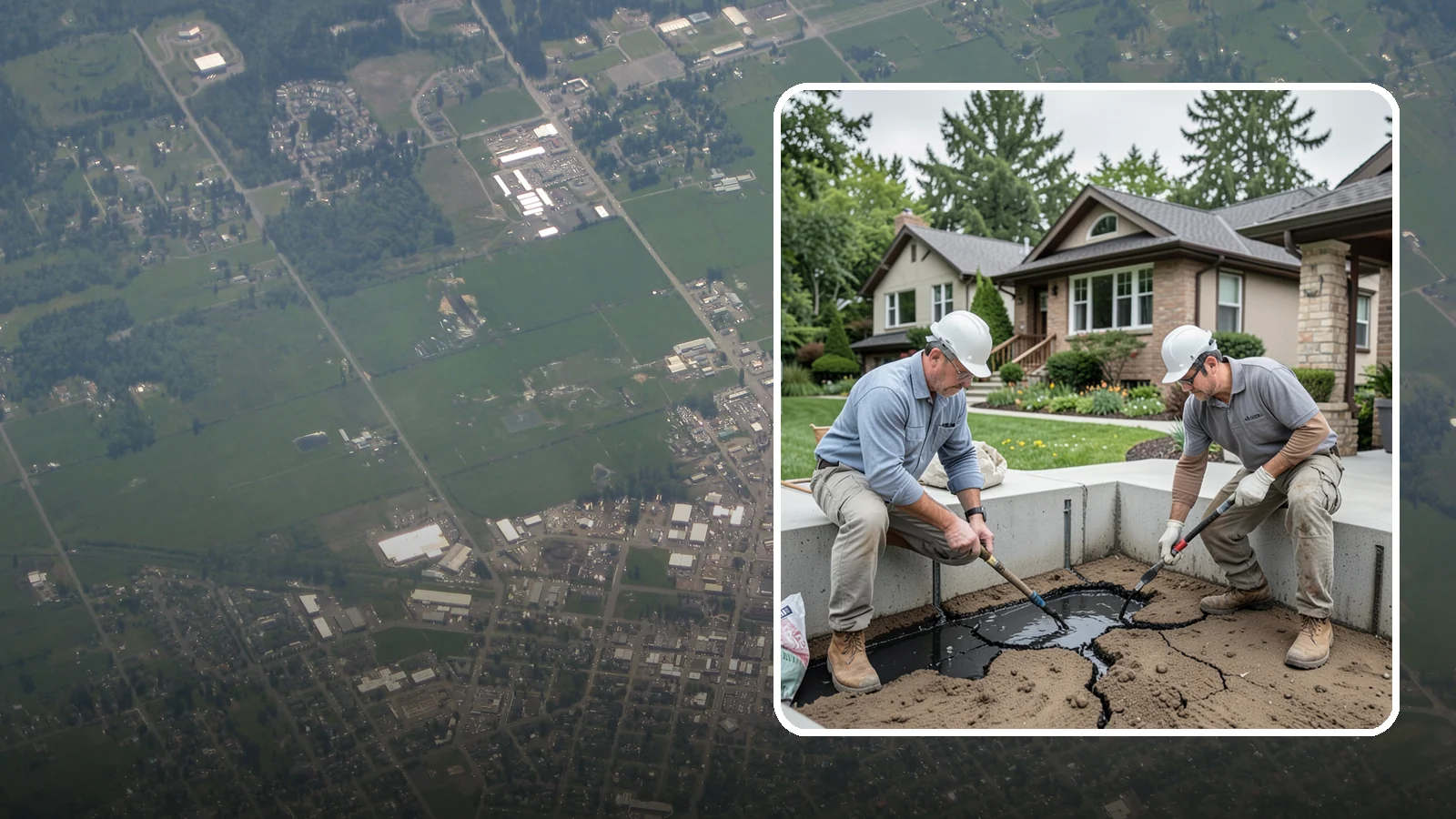Foundation Crack Injection in Enumclaw, King County, WA - We seal foundation cracks from the inside with epoxy or polyurethane injection to stop leaks and restore strength.