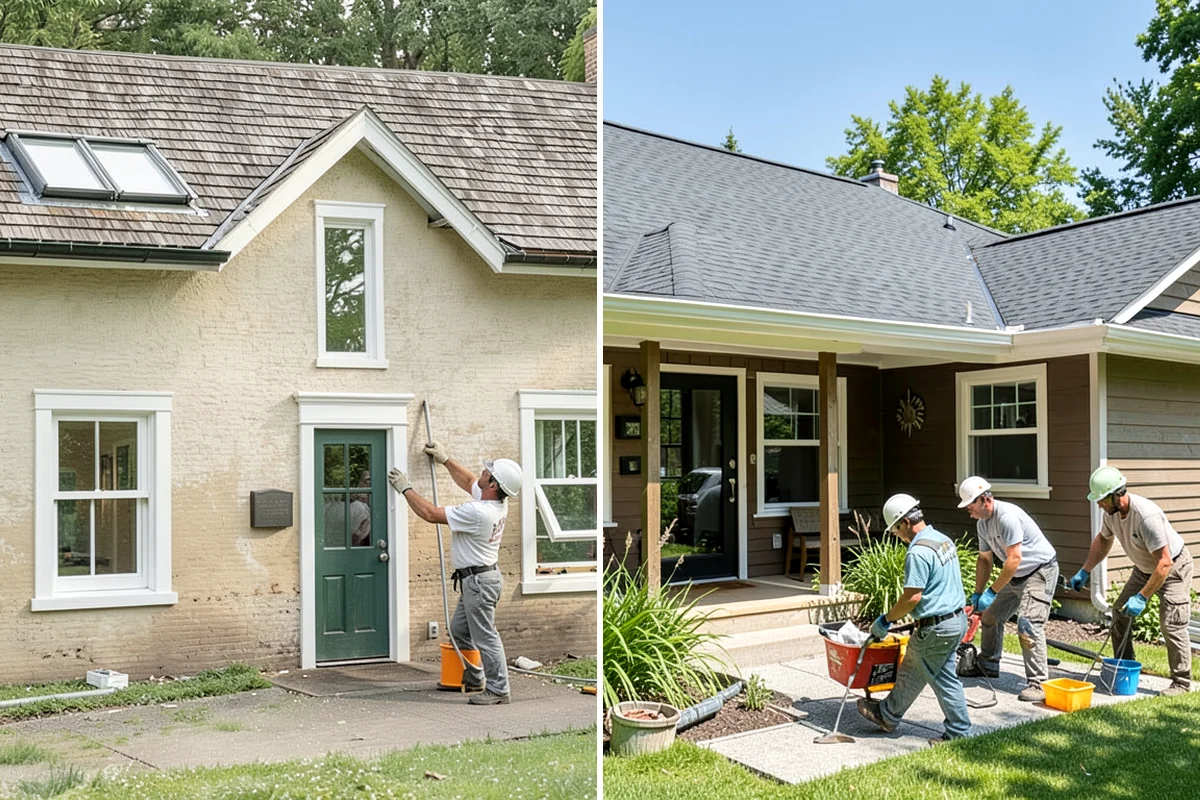Foundation Crack Injection in Enumclaw, King County, WA - Inspect the crack and determine structural versus cosmetic