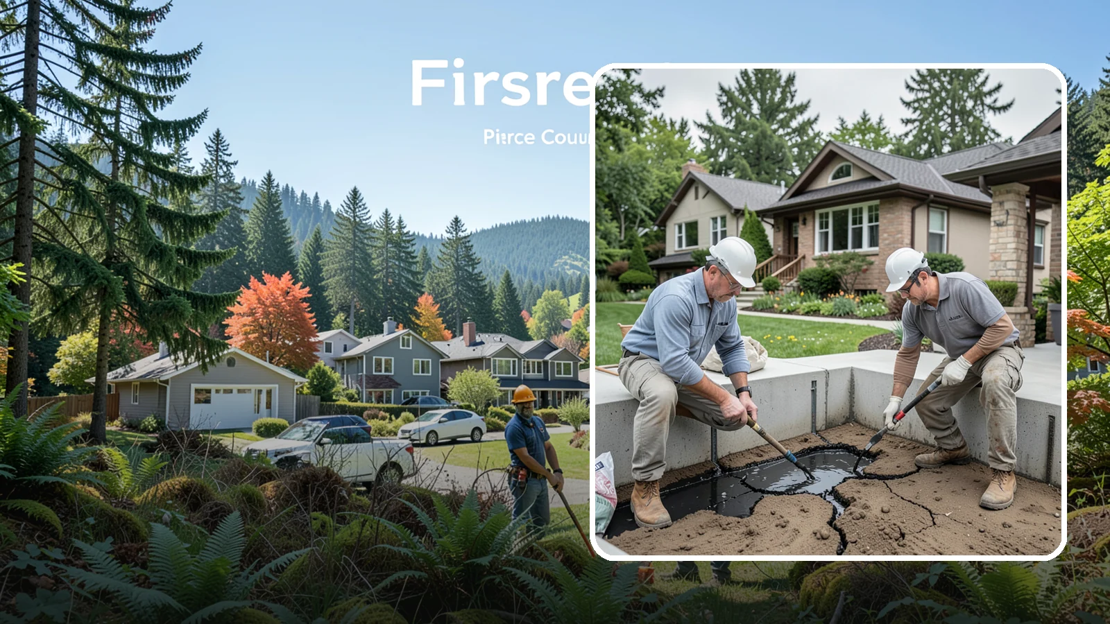 Foundation Crack Injection in Fircrest, Pierce County, WA - We seal foundation cracks from the inside with epoxy or polyurethane injection to stop leaks and restore strength.