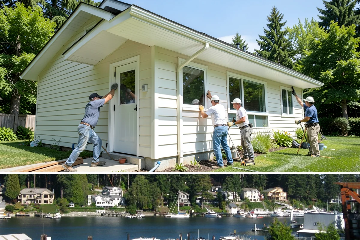 Foundation Crack Injection in Gig Harbor, Pierce County, WA - Crack injection can be done year-round, and it is especially timely heading into the wet season when leaks tend to appear.
