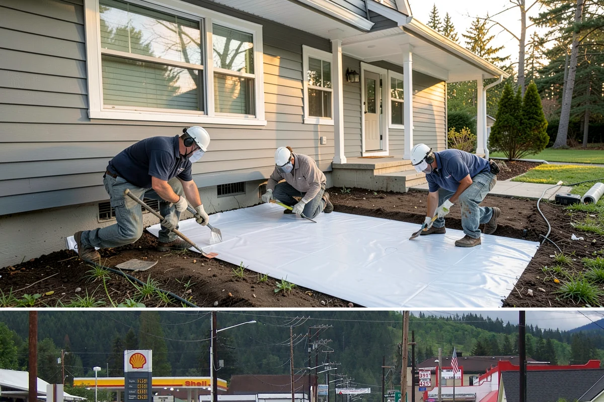 Foundation Crack Injection in Granite Falls, Snohomish County, WA - Crack injection can be done year-round, and it is especially timely heading into the wet season when leaks tend to appear.