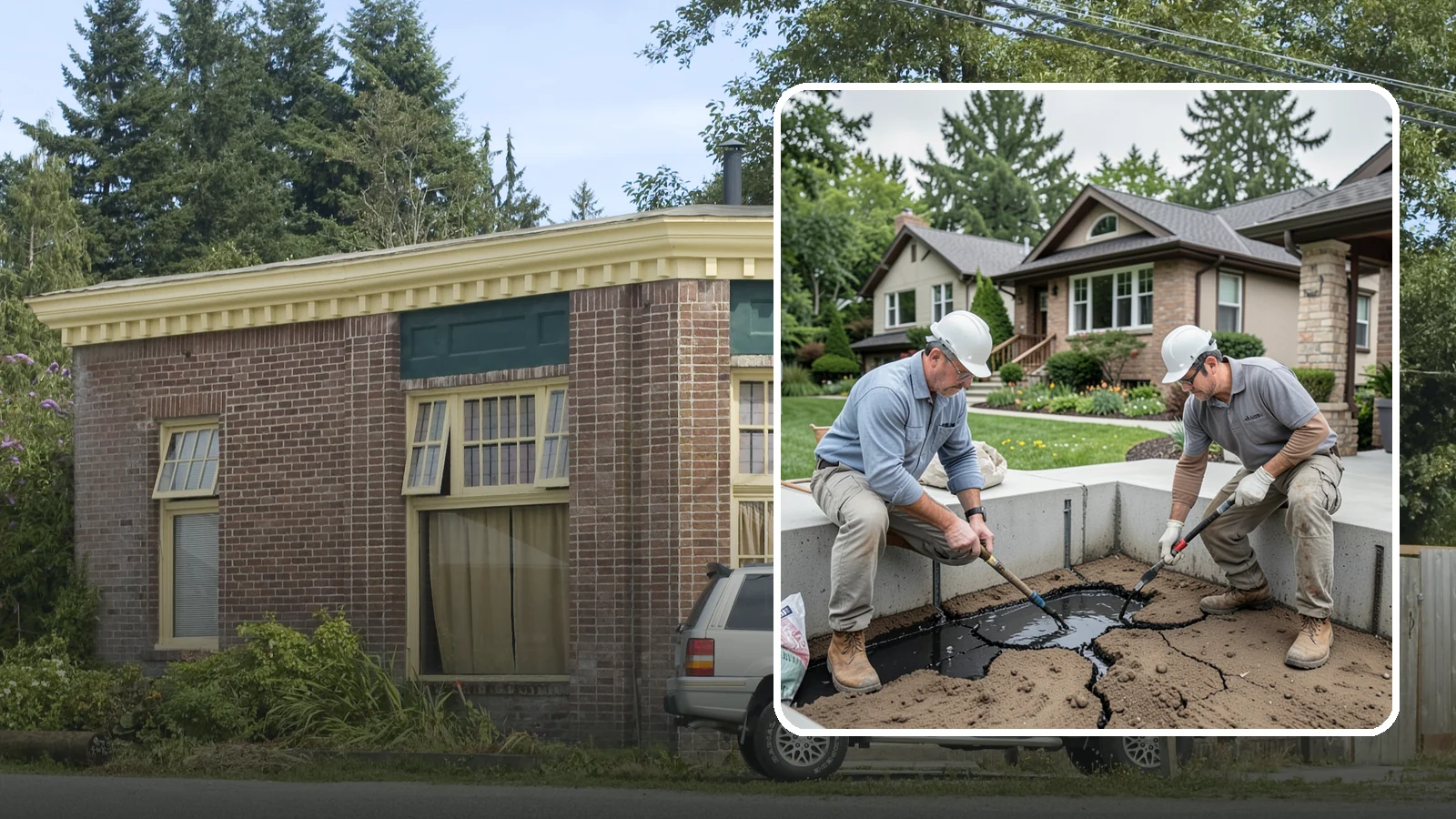 Foundation Crack Injection in Hamilton, Skagit County, WA - We seal foundation cracks from the inside with epoxy or polyurethane injection to stop leaks and restore strength.