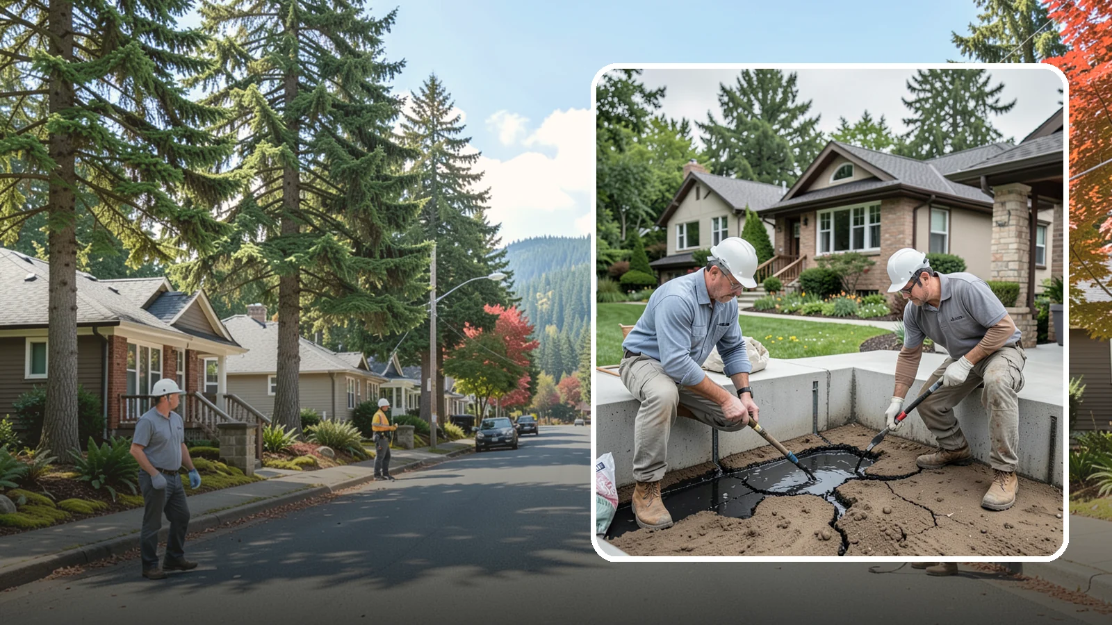 Foundation Crack Injection in Hunts Point, King County, WA - We seal foundation cracks from the inside with epoxy or polyurethane injection to stop leaks and restore strength.