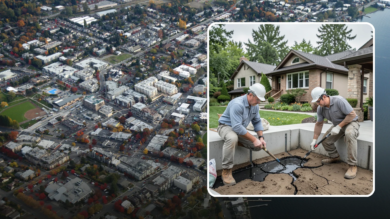 Foundation Crack Injection in Kirkland, King County, WA - We seal foundation cracks from the inside with epoxy or polyurethane injection to stop leaks and restore strength.