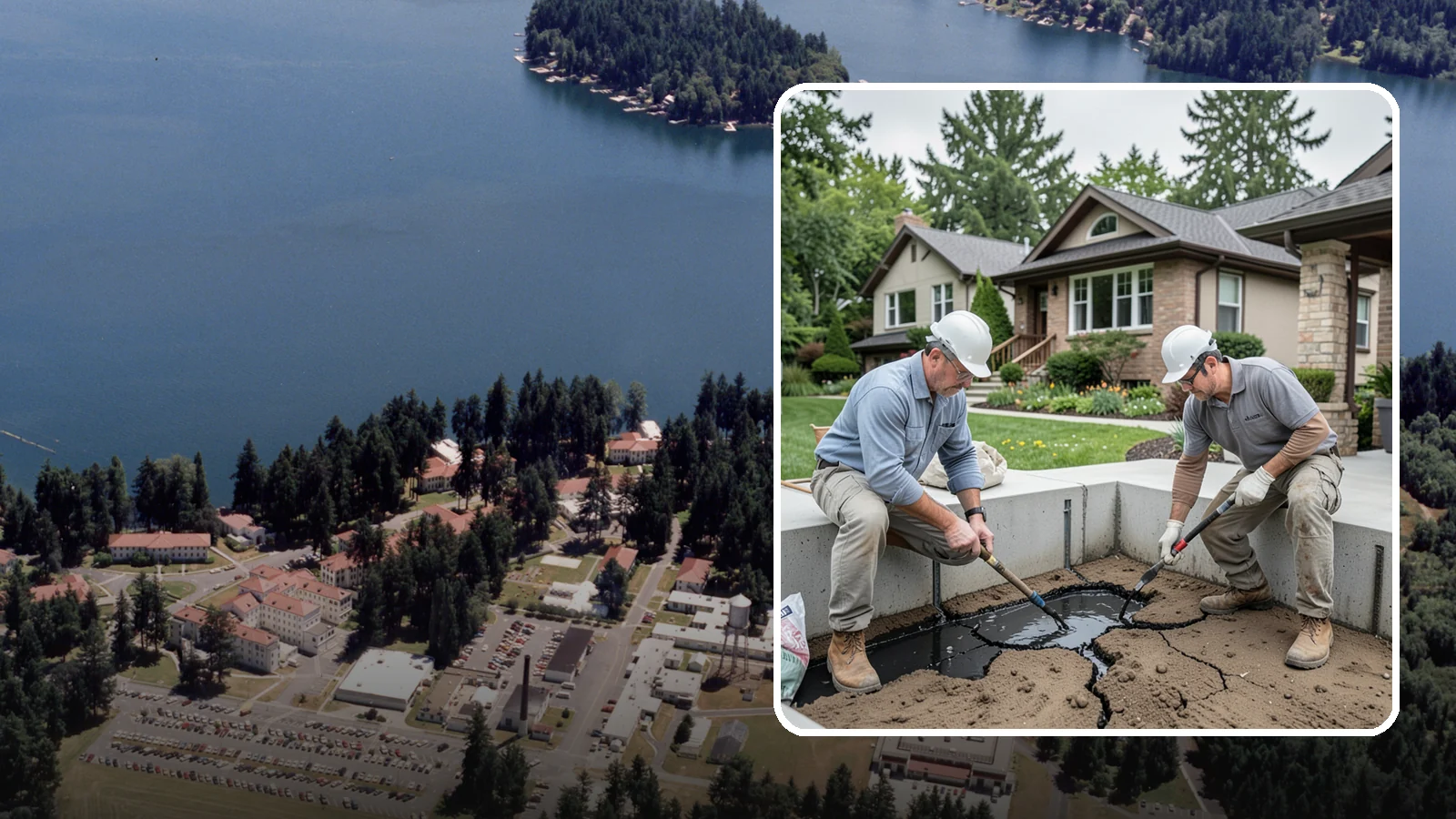 Foundation Crack Injection in Lakewood, Pierce County, WA - We seal foundation cracks from the inside with epoxy or polyurethane injection to stop leaks and restore strength.