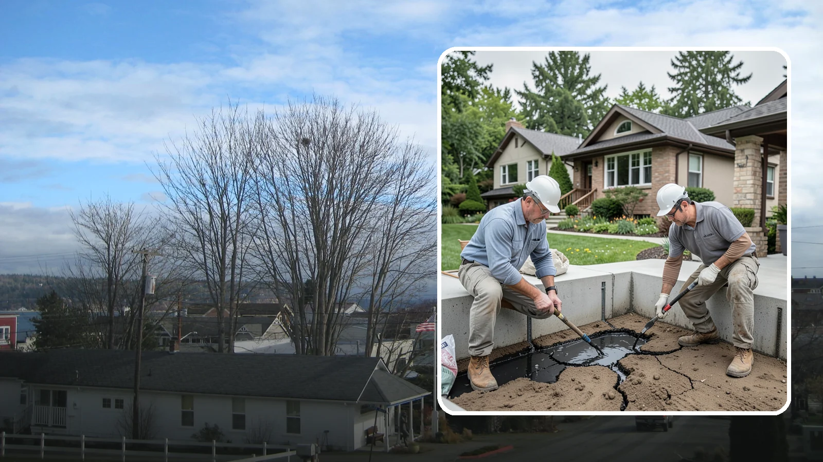 Foundation Crack Injection in Langley, Island County, WA - We seal foundation cracks from the inside with epoxy or polyurethane injection to stop leaks and restore strength.