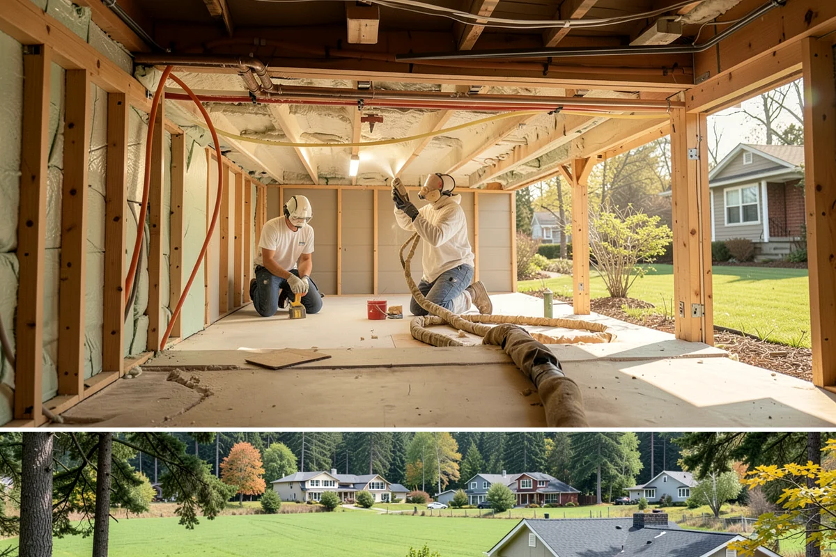 Foundation Crack Injection in Lyman, Skagit County, WA - Crack injection can be done year-round, and it is especially timely heading into the wet season when leaks tend to appear.