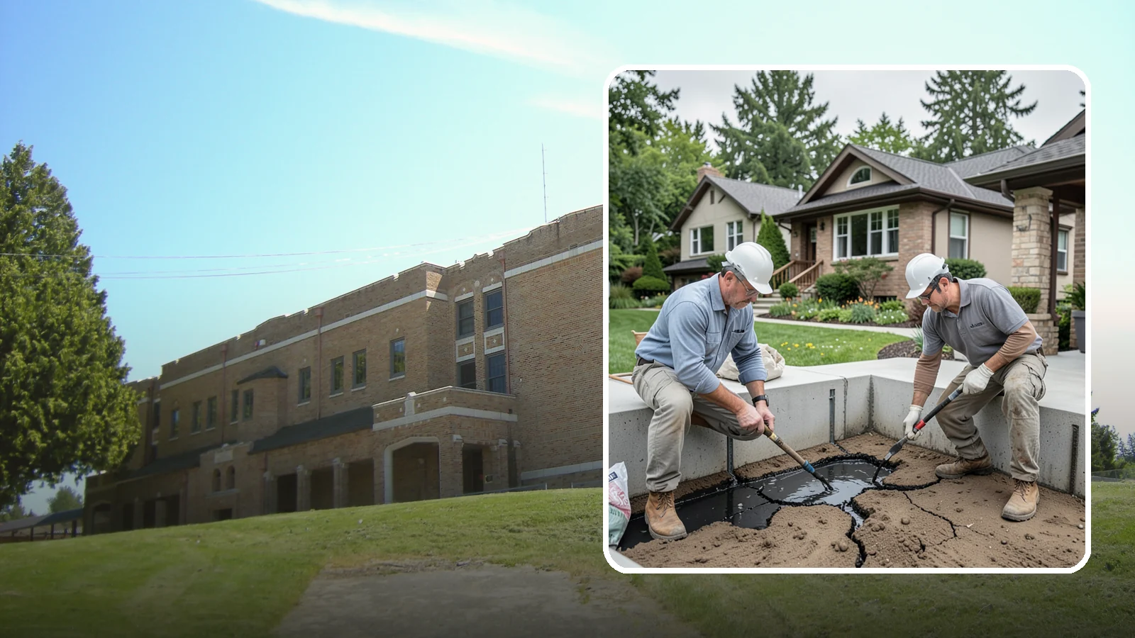Foundation Crack Injection in Maple Valley, King County, WA - We seal foundation cracks from the inside with epoxy or polyurethane injection to stop leaks and restore strength.