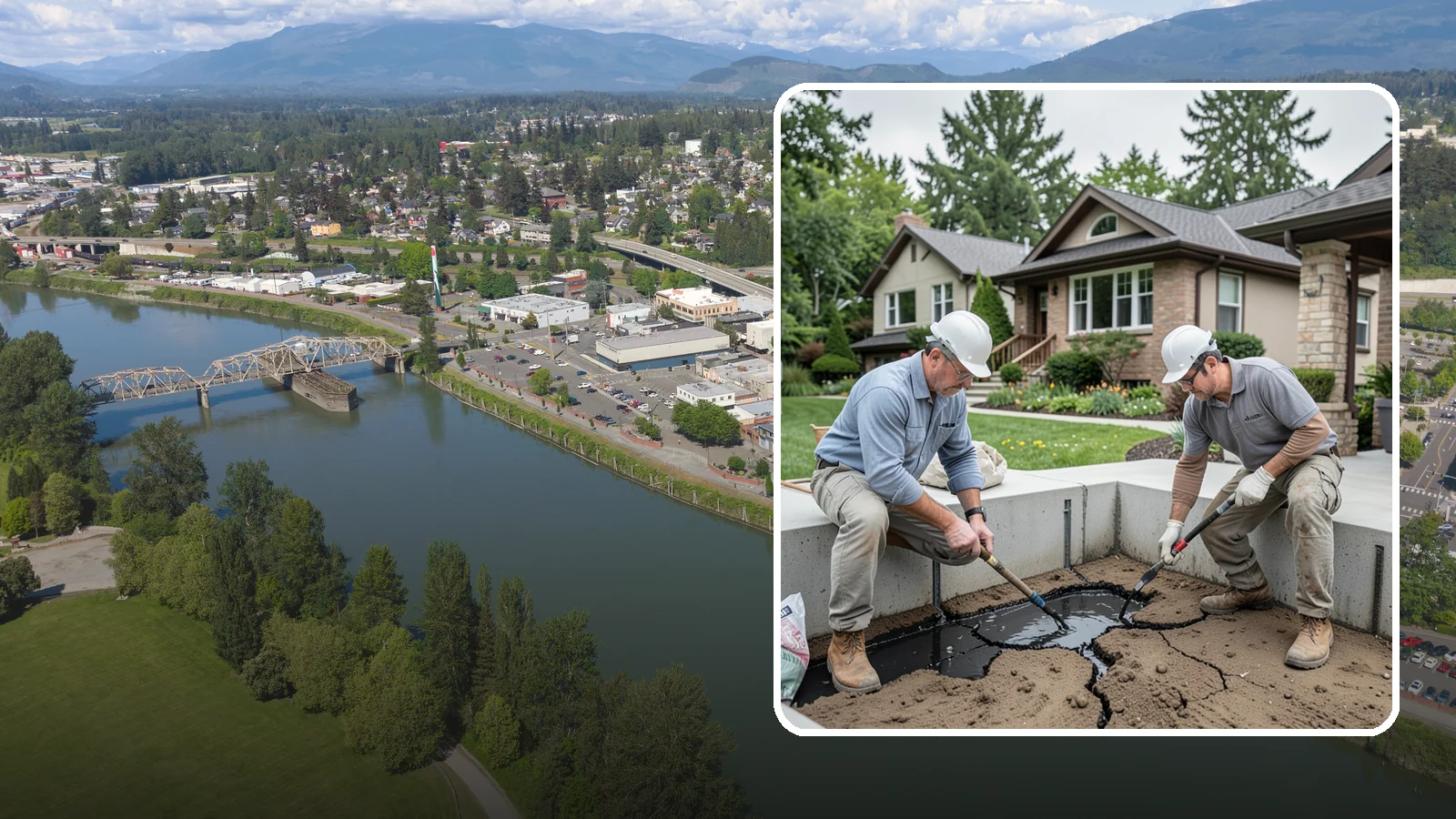 Foundation Crack Injection in Mount Vernon, Skagit County, WA - We seal foundation cracks from the inside with epoxy or polyurethane injection to stop leaks and restore strength.