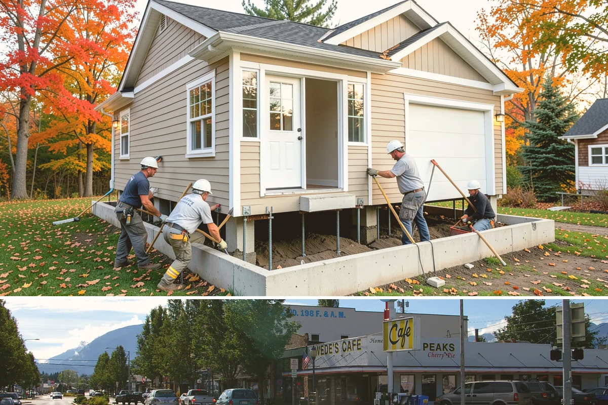 Foundation Crack Injection in North Bend, King County, WA - Crack injection can be done year-round, and it is especially timely heading into the wet season when leaks tend to appear.
