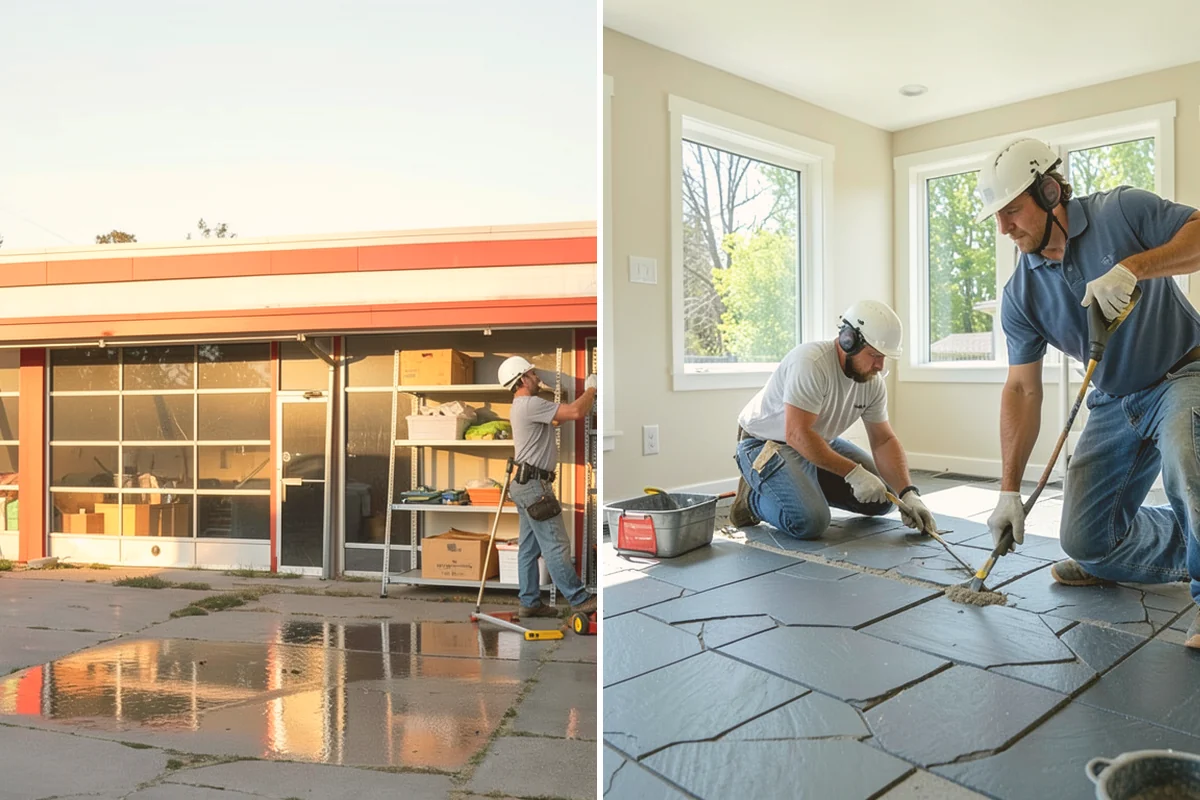 Foundation Crack Injection in Sammamish, King County, WA - Inspect the crack and determine structural versus cosmetic