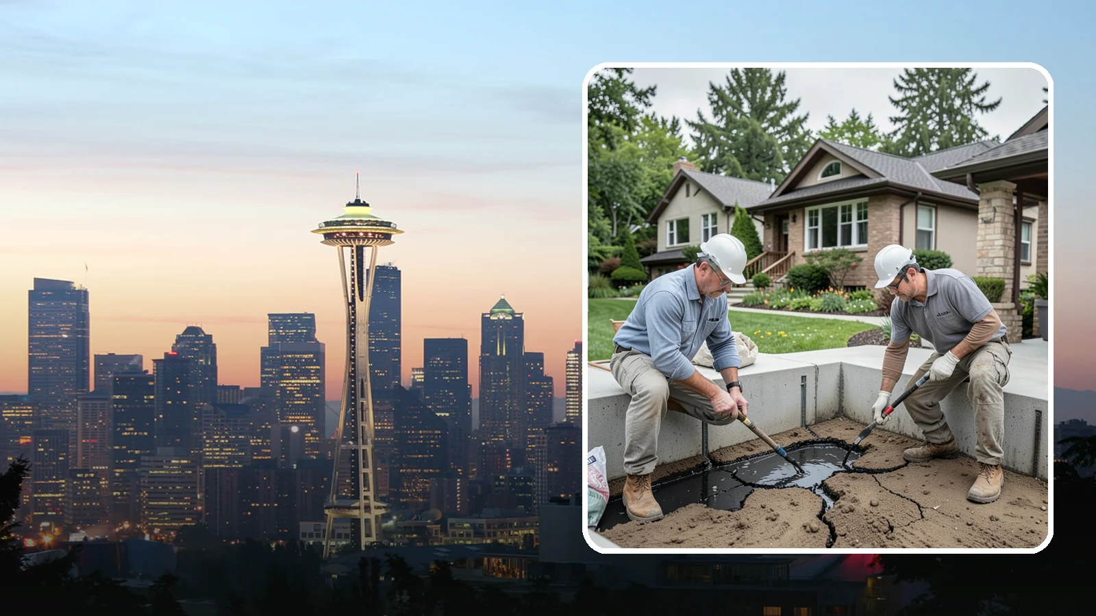 Foundation Crack Injection in Seattle, King County, WA - We seal foundation cracks from the inside with epoxy or polyurethane injection to stop leaks and restore strength.