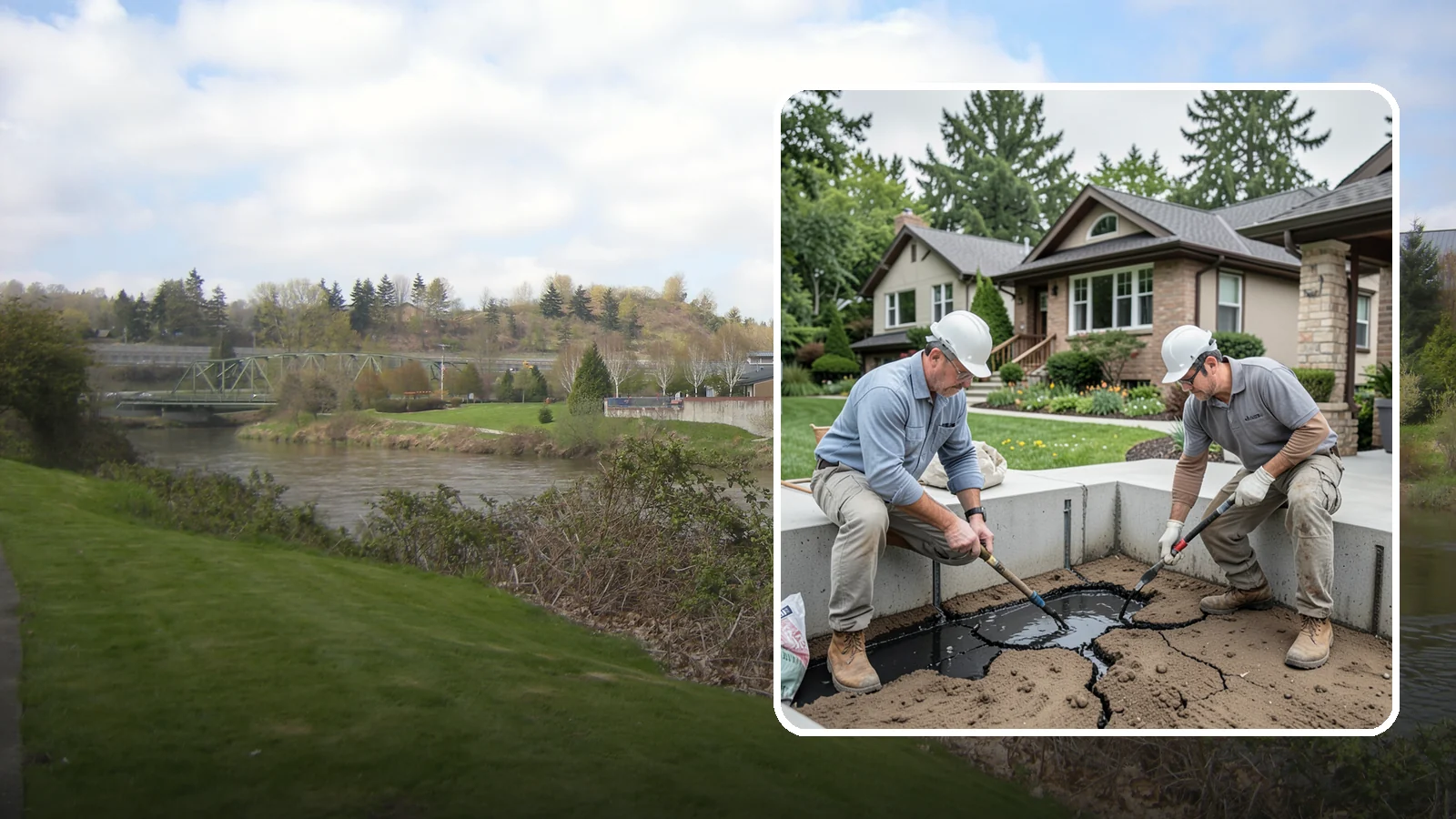 Foundation Crack Injection in Tukwila, King County, WA - We seal foundation cracks from the inside with epoxy or polyurethane injection to stop leaks and restore strength.