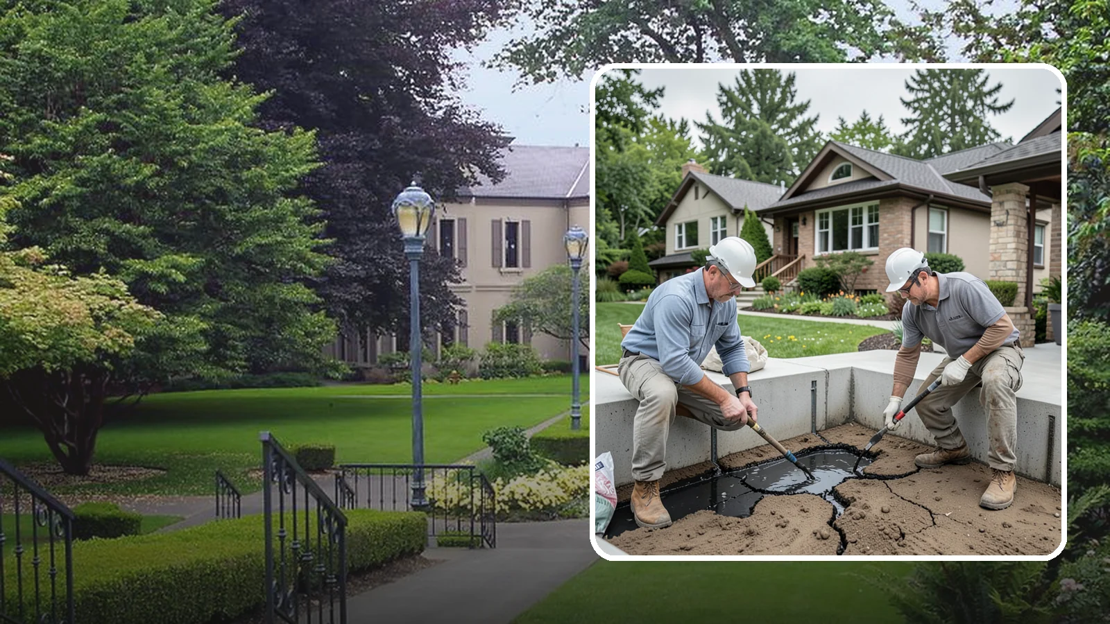 Foundation Crack Injection in Woodinville, King County, WA - We seal foundation cracks from the inside with epoxy or polyurethane injection to stop leaks and restore strength.