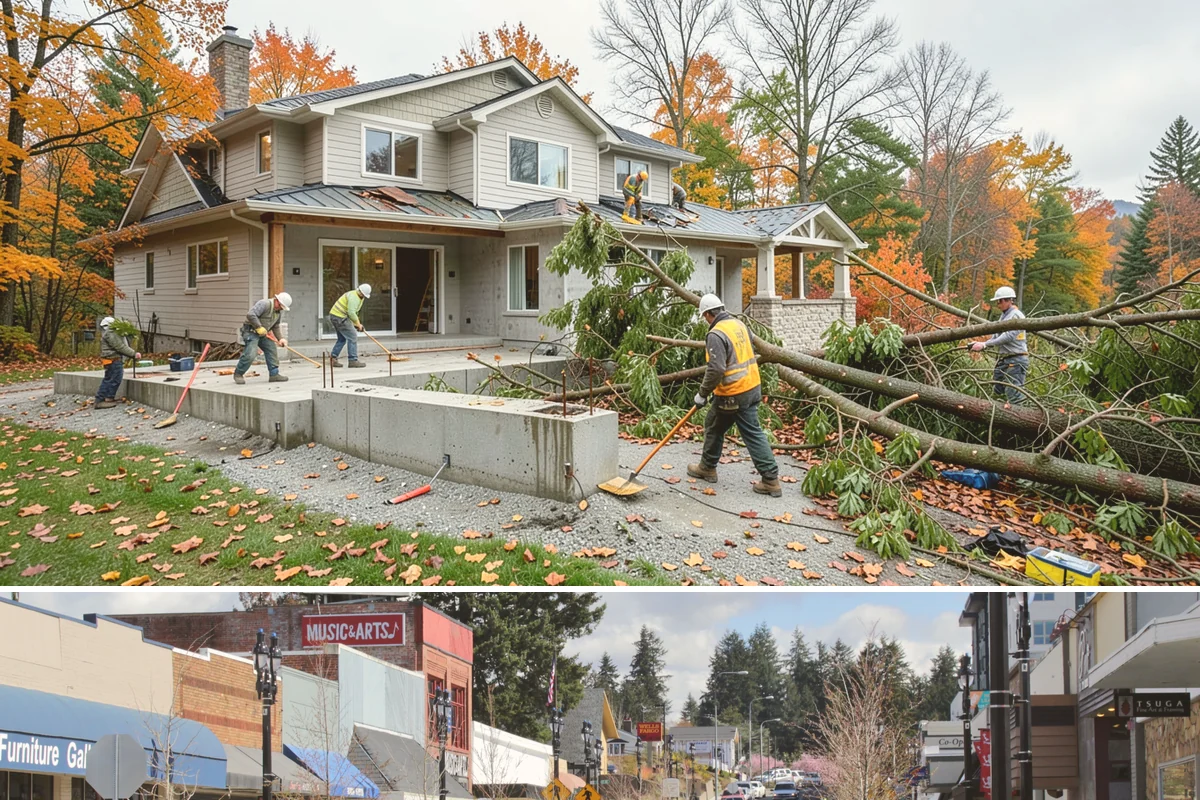 Foundation Crack Repair in Bothell, King County, WA - Drier months make exterior excavation and drainage work far more manageable.