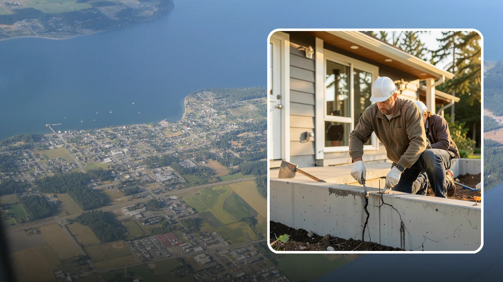 Foundation Crack Repair in Coupeville, Island County, WA - Foundation crack repair that seals leaks and stops movement in your home's base.