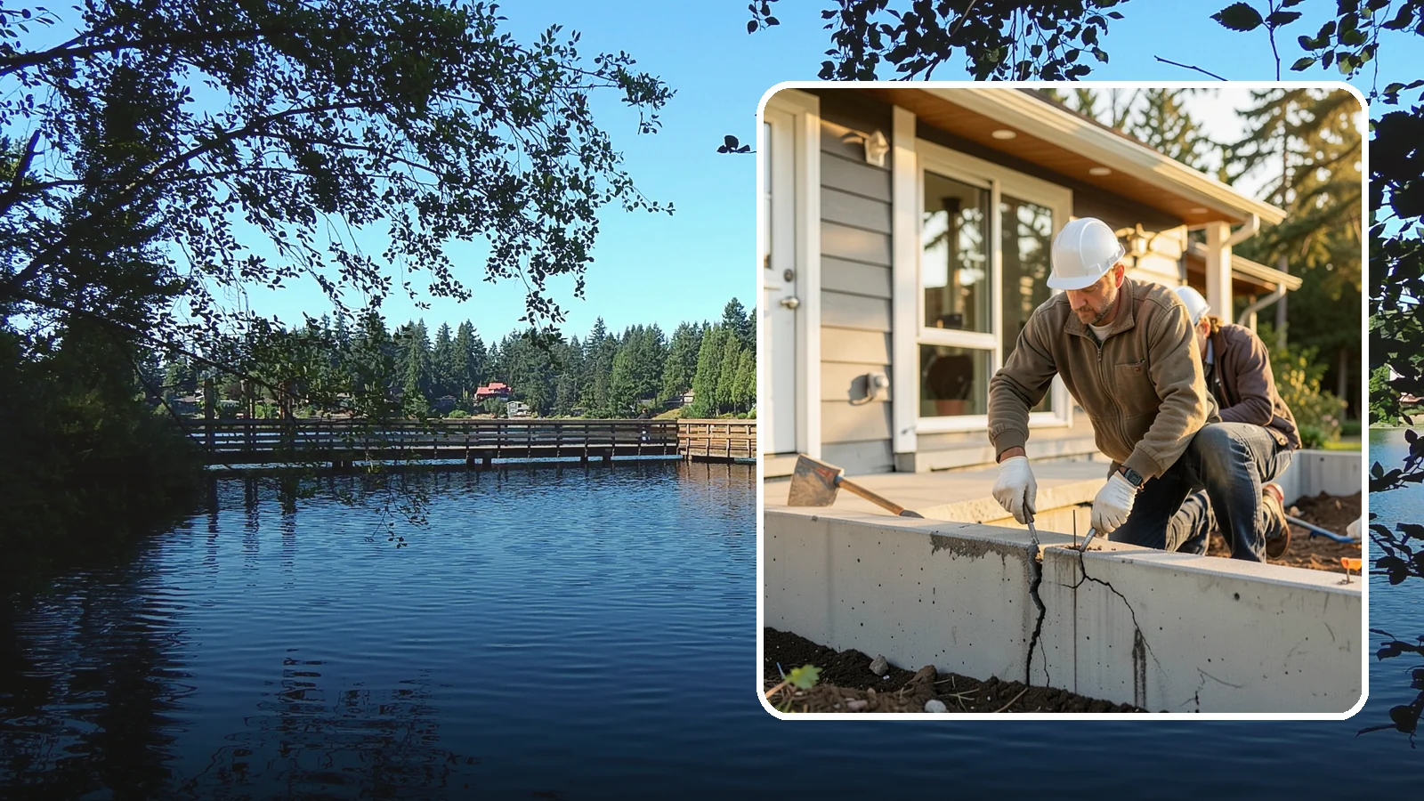 Foundation Crack Repair in Federal Way, King County, WA - Foundation crack repair that seals leaks and stops movement in your home's base.