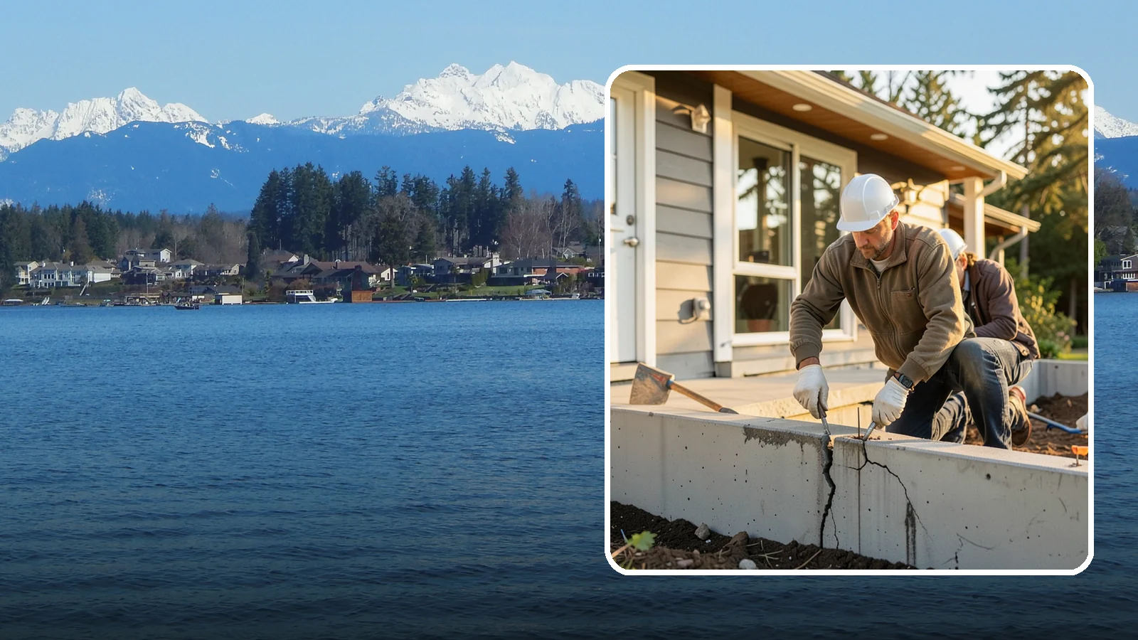 Foundation Crack Repair in Lake Stevens, Snohomish County, WA - Foundation crack repair that seals leaks and stops movement in your home's base.